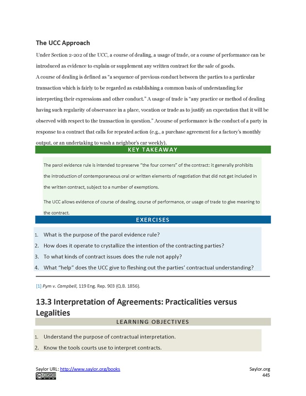 Business Law and the Legal Environment - Page 445